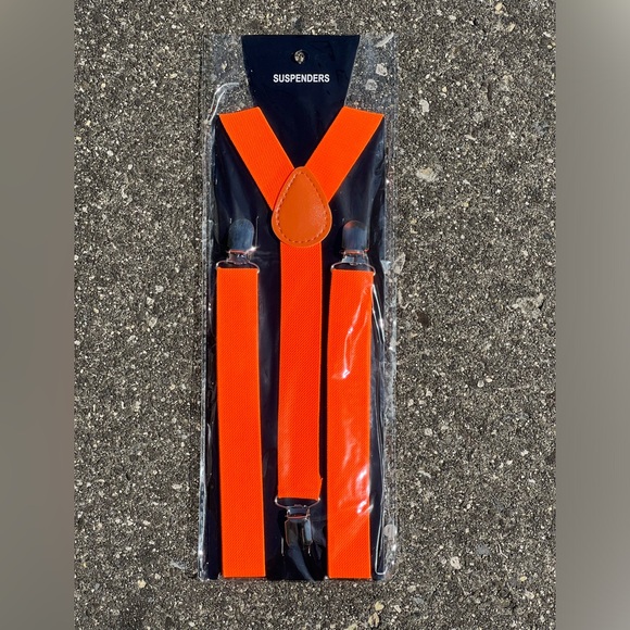 Accessories - Orange suspenders